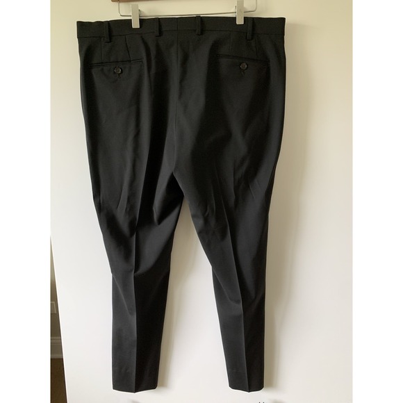 Lauren Ralph Lauren High Performance Wool Dress Pants Mens 38x30 Black Stretch - Picture 4 of 9